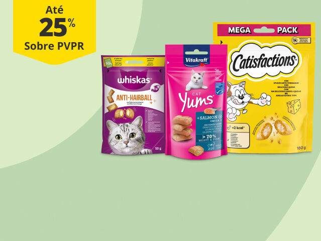 At&eacute; 25% PVPR em biscoitos e sticks